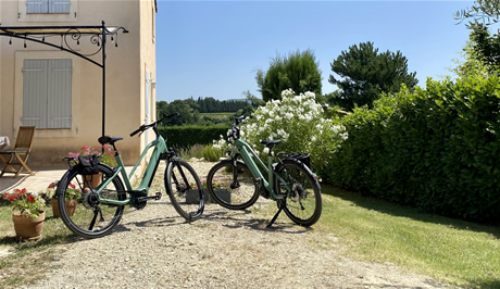 Vélos electriques loués
